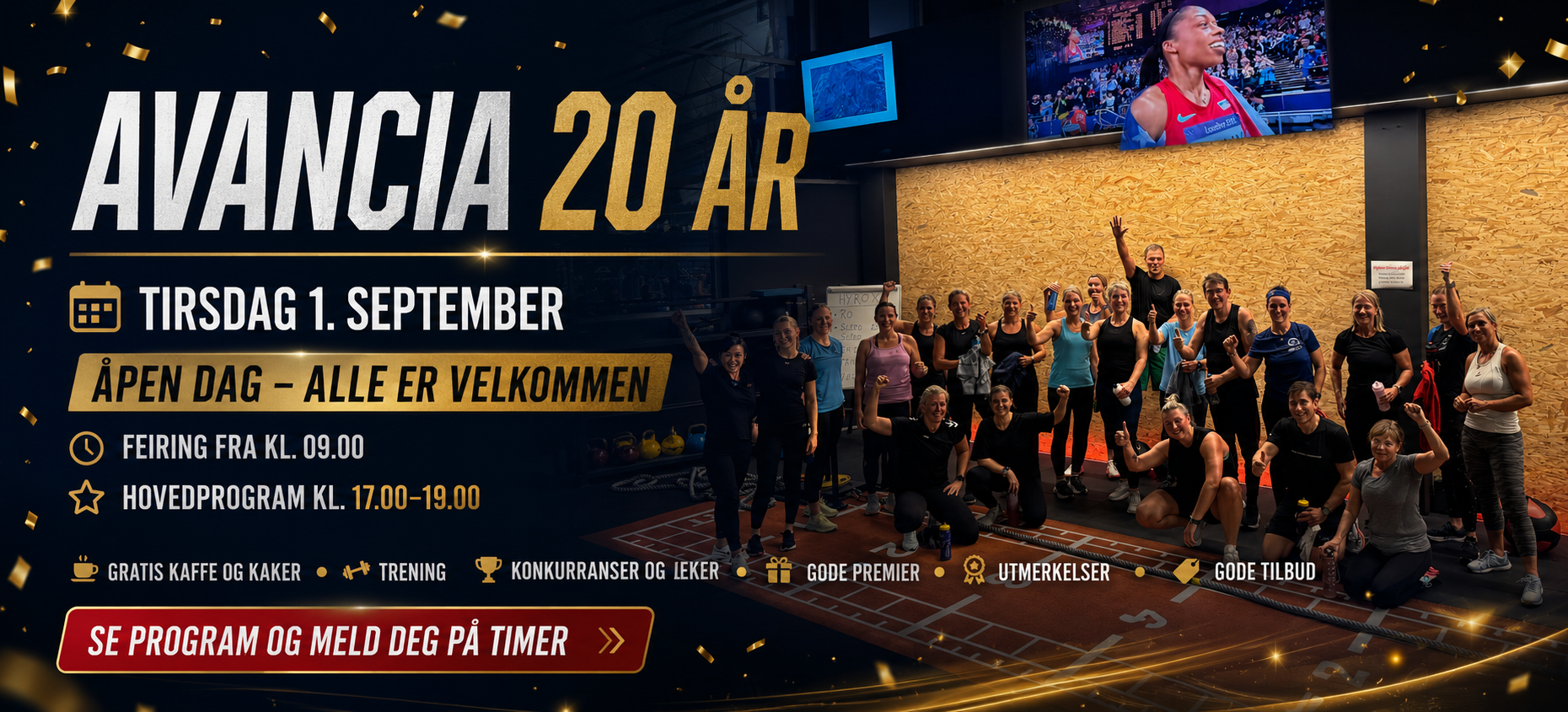 Avancia 20 år – åpen dag tirsdag 1. september