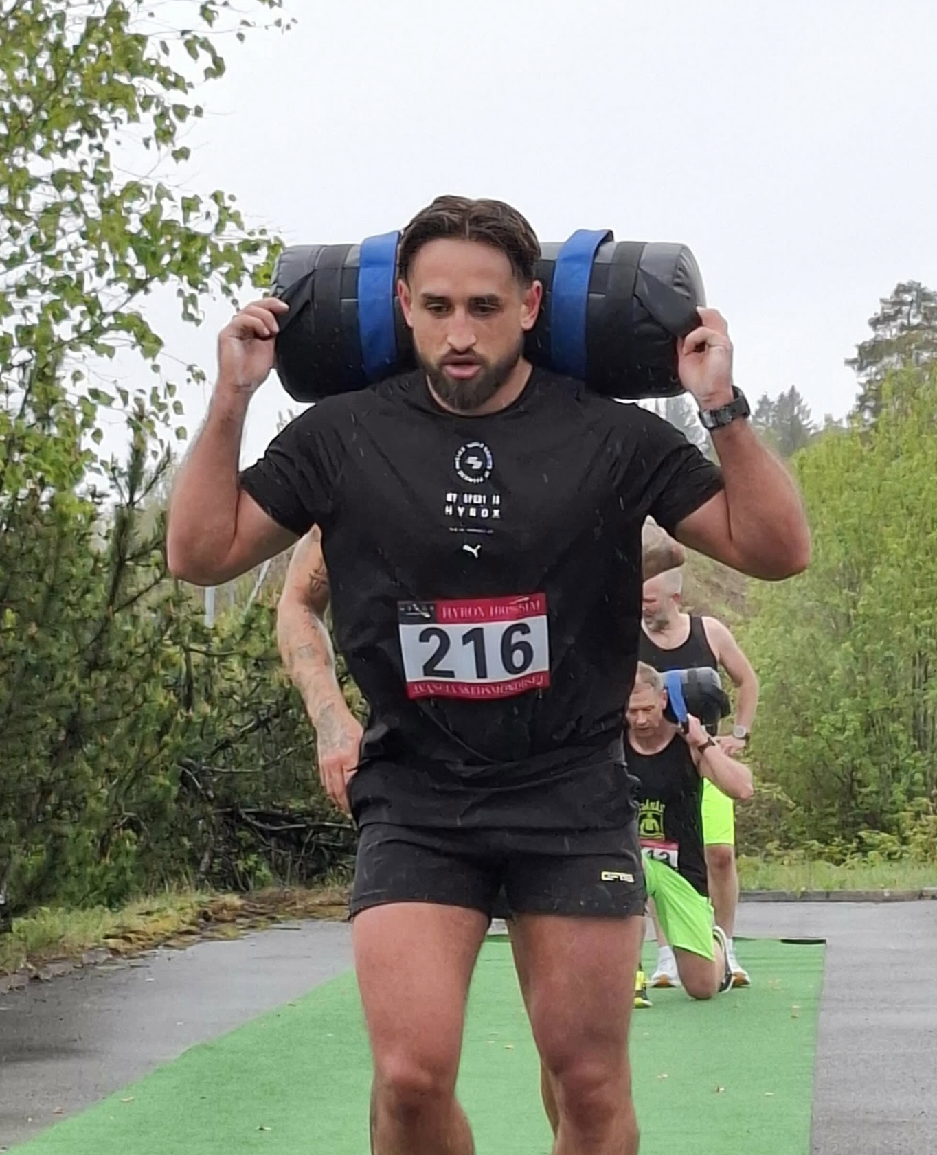 Eivind Bjerkreim under HYROX-trening